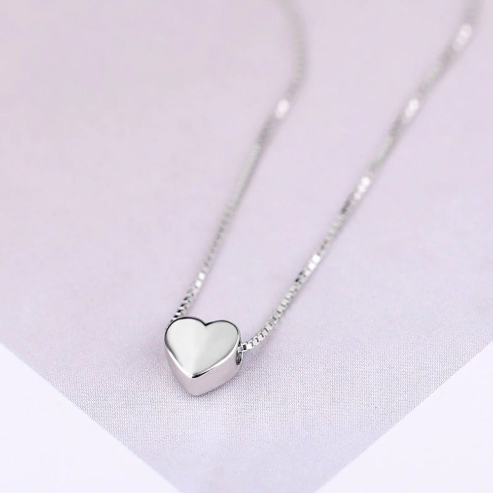 ✨NEW!✨ ~❤️ 925 Sterling Silver Heart Necklace ❤️~